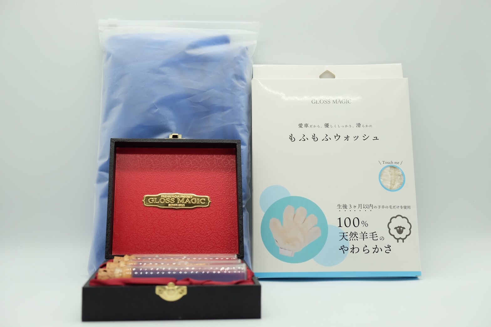 グロスマジック50mi×3（もふもふウォッシュ）マイクロファイバータオル